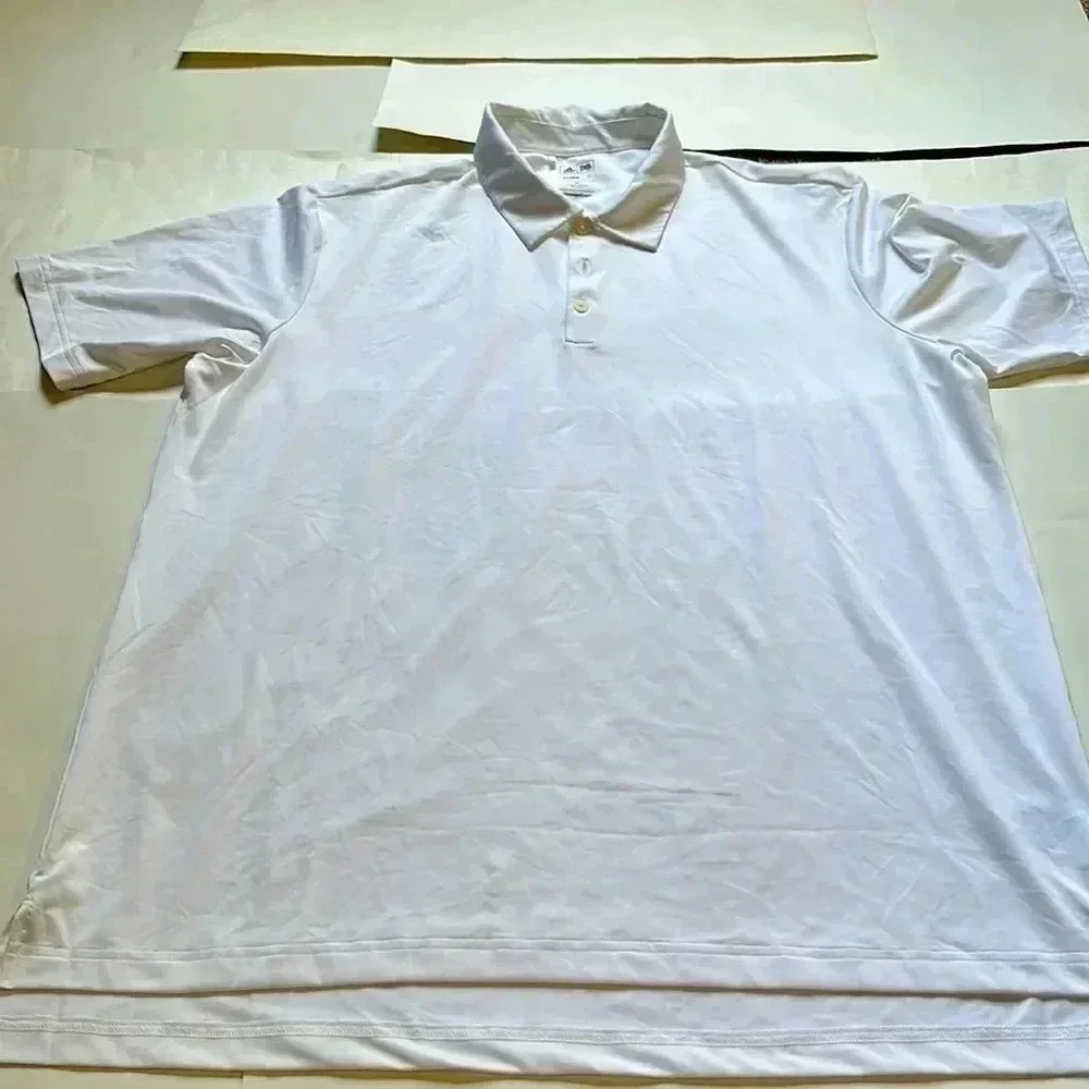 Adidas Climalite white polo size XL golf